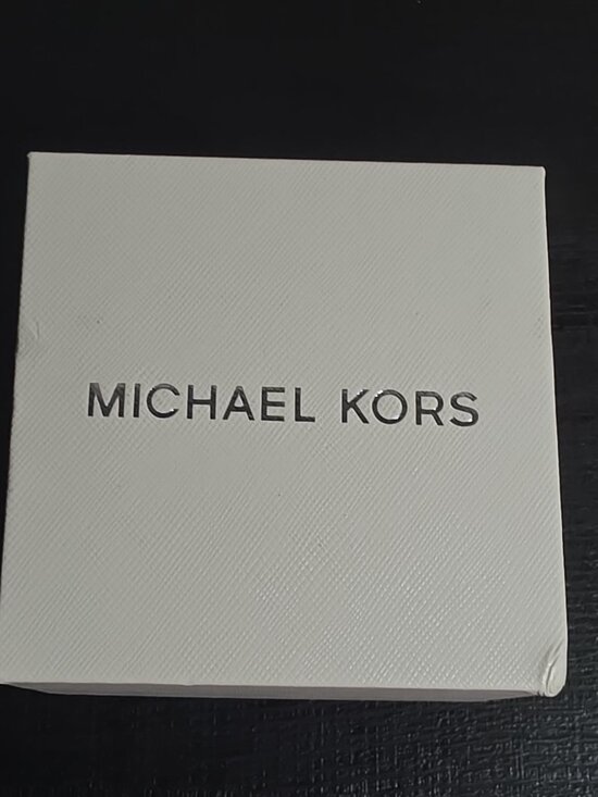 Michael Kors Women’s Quartz Watch 41mm Silver Glitter Dial PVC Strap main image 6